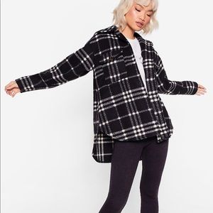 Plaid Oversized Shacket